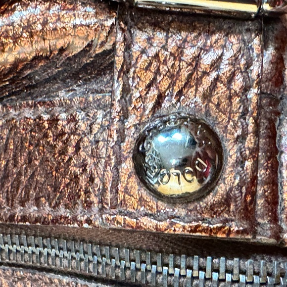 Dolce and Gabbana brown patent bag - Picture 6 of 11